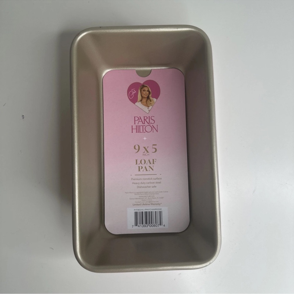 Paris Hilton Gold Loaf Pan